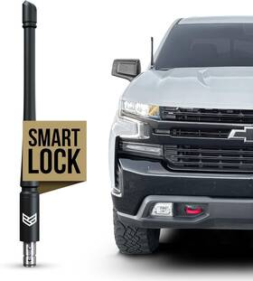 Ronin Factory 860010551691 Truck Antenna 8 Inch Smartlock Fits All Years Chevy/gmc Black