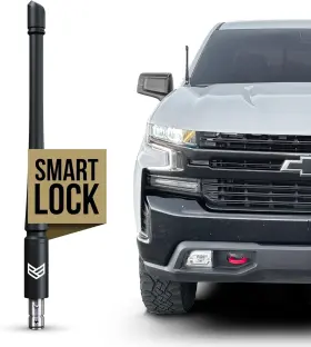 Ronin Factory 860010551691 Truck Antenna 8 Inch Smartlock Fits All Years Chevy/gmc Black