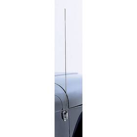 Rugged Ridge 11131.01 Stainless Steel Antenna Mast And Base - Fits Jeep