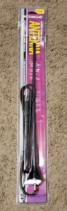 Ur702r Scosche Ut702r Antenna Rubber Fender Mount 14 Inch Mast New Old Stock
