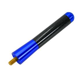 Speed And Style Racing Sacfbl3 Blue 3 Inch Carbon Fiber Aluminum Short Antenna Kit For 03-09 Nissan 350z Z33
