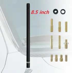 Ac700 Tanaka 8.5 Inch Flexible Rubber Universal Antenna Kit Car Wash Proof Truck Pick Up Suv A