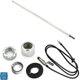 The Parts Place Inc. Rd1235g 1966-67 Pontiac Gto / Lemans Telescopic Antenna Assembly - Oval Tip New