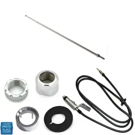 Rd15357g The Parts Place Inc. 1966-67 Pontiac Gto / Lemans Telescopic Antenna Assembly - Round Body And Tip New
