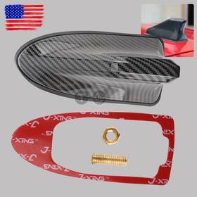 Topgearsltd 710414975541 Carbon Fiber Car Roof Antenna Shark Fin Aerial Am/fm Signal Radio