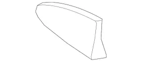 86077-04020 Toyota Genuine Radio Antenna Cover