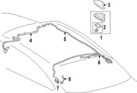 Toyota 86077-33040-e7 Genuine Cover