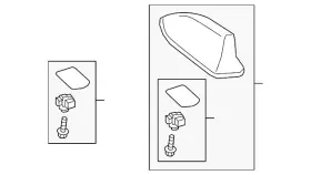 86077-47010-h0 Toyota Genuine Cover 8607747010h0