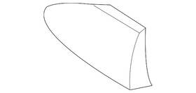 Toyota 86077-60010-a1 Genuine Radio Antenna Cover