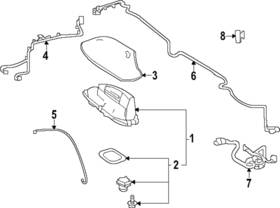 Toyota 86101-08850 Genuine Antenna Cable