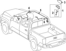Toyota 86101-0c582 Genuine Antenna Cable