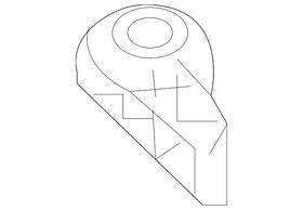 Toyota 86392-04040 Genuine Antenna Bezel