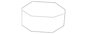 86396-42010 Toyota Genuine Radio Antenna Base Nut