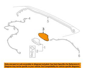 Toyota Oem 8607747010a2 18-19 C-hr Electrical Antenna-cover