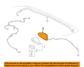 8607747010a2 Toyota Oem 18-19 C-hr Electrical Antenna-cover