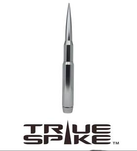 True Spike Sa115sl-sa116sl Billet 9 Inch Fat Bullet Antenna Silver For Ford F250 F350 Super Duty