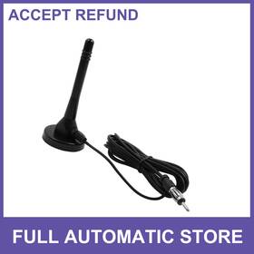 Uauto1 726215670516 Universal 117.32 Inch Dc12v Signal Antenna Fm Am Radio Aerial With Magnetic Base 298cm