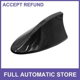 Uauto1 726215671148 Universal Shark Fin Shape Car Roof Am Fm Radio Signal Aerial Antenna Abs Black