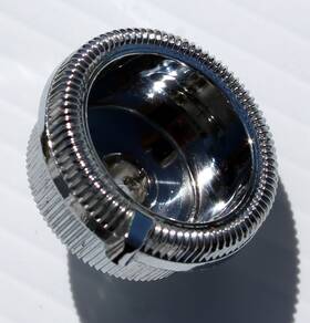 Unkbown 3683998 One Unknown Automobile Car Radio Inner Chrome Knob