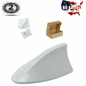 Usa2020-02w19 Us Global Auto Imports Car Shark Fin Antenna Roof Radio Am/fm Fits Kia Sorento Sportage White