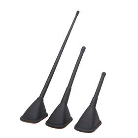 Uxcell 609876548328 3pcs Black Car Decorative Self Adhesive Top Mount Roof Dummy Antenna Aerial