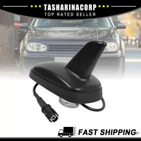 Uxcell 743151800548 Shark Fin Shape Car Roof Am Fm Radio Antenna 1/lot Fit For Vw Passat 1996-2000