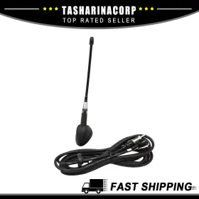 Uxcell 746453916344 Universal Piece Of 1 Black Car Vehicle Roof Mount Radio Fm Am Antenna Aerial