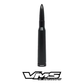 645765 Vms Racing Billet 5.5 Inch 50 Cal Bullet Antenna Black For 07-16 Toyota Tundra