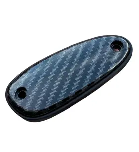 Cfacciv9200-cl Vms Racing Real Carbon Fiber Antenna Delete Cover For 92-00 Honda Civic Crx Eg Ek