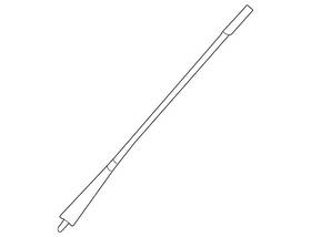 Volkswagen 1j0-035-849-a Genuine Antenna Mast