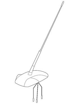 Volkswagen 5c5-035-501 Genuine Antenna Assembly