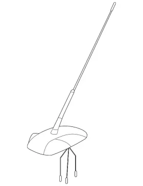 5c5-035-501 Volkswagen Genuine Antenna Assembly