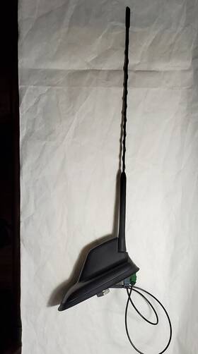 Volkswagen 5n0035501a 09-11 Tiguan Radio Antenna Base And Mast Oem