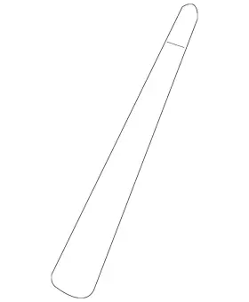 7l6-035-849 Volkswagen Genuine Antenna Mast