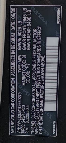 Volvo 32364060 Xc40 Roof Exterior Shark Fin Antenna Computer Control Module Oem 2023-25