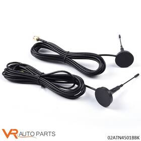 Vr Auto Parts Zp-02atn4501bbk Fit For Profile 3-3/4 Inch P71 Crown Victoria /impala Magnetic Police Antenna Black