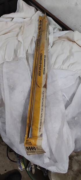 Ward Tcf-3st Auto Radio Replacement Antenna Mast 1960s Universal 32 1/2 Inch