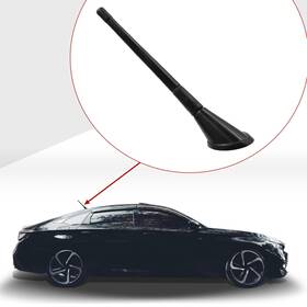 X Autohaux 714998471192 Car Self Adhesive Base Decorative Dummy Antenna Aerial Decor Universal Black
