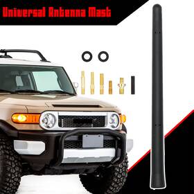 Xukey 108v61180-07ebus 7 Inch Universal Short Car Auto Antenna Am/fm Radio Roof Aerial Mast Whip Black
