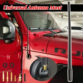 108v61180-13ebus Xukey For Jeep Wrangler Tj Jk Jl Jku Rubicon Sahara 1997 -2021 13 Inch Radio Antenna Mast