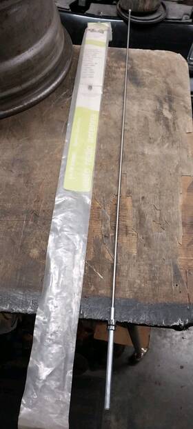 Yankee 1187s 1963 - 1969 Oldsmobile Am/fm Fixed Antenna Mast Non-telescoping Stainless Steel