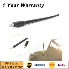 Yusen233 310006793869 13 Inch Antenna Radio Am/fm Antena Roof Mast Whip Style Fit Jeep Jk Wrangler 07-17