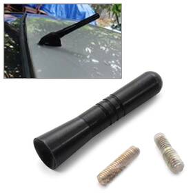 Zdl-kabusikikaisya1989usa 750000409999 2.2 Inch Universal Aerial Antenna Mast Car Am/fm Radio Short Roof With Screw Black