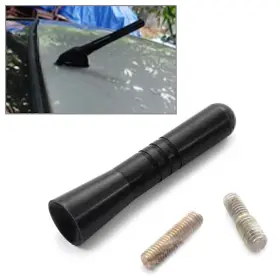 Zdl-kabusikikaisya1989usa 750000409999 2.2 Inch Universal Aerial Antenna Mast Car Am/fm Radio Short Roof With Screw Black
