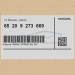 Genuine Bmw 65209273669 - Antenna Telephone Front 4 Series Neu. Price: $110.17.
