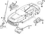 Genuine Ford Antenna Cable PR3Z-18812-AA New. Price: $24.85.