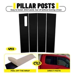 Gloss Black Pillar Cover Posts Door Trim Decal Window Ford F150 F-150 New. Price: $17.99.