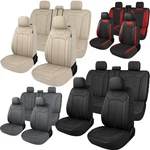 Leather Car Covers For Toyota Full Set 5-SEATS Front Rear Cushion Protector New. Price: $49.75.