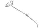 Genuine Nissan Radio Antenna Assembly 28208-5MR2A New. Price: $217.73.