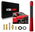 Jdm 5" Stubby Carbon Fiber Aluminum Auto Short Universal Red Antenna J942 New. Price: $8.99.